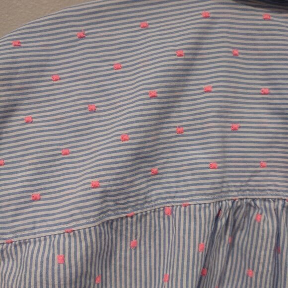 Women's LOFT Dot Stripe Dolman Henley Shirt Size Medium - 3FOR$25 - - Picture 6 of 9
